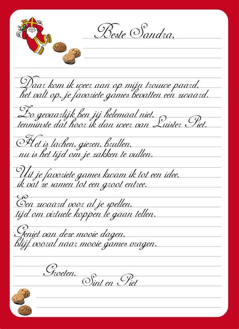 gedicht sinterklaas surprise.